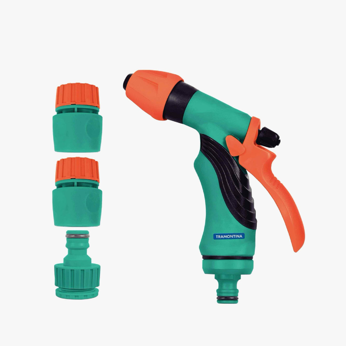 Irrigation set, with quick connect