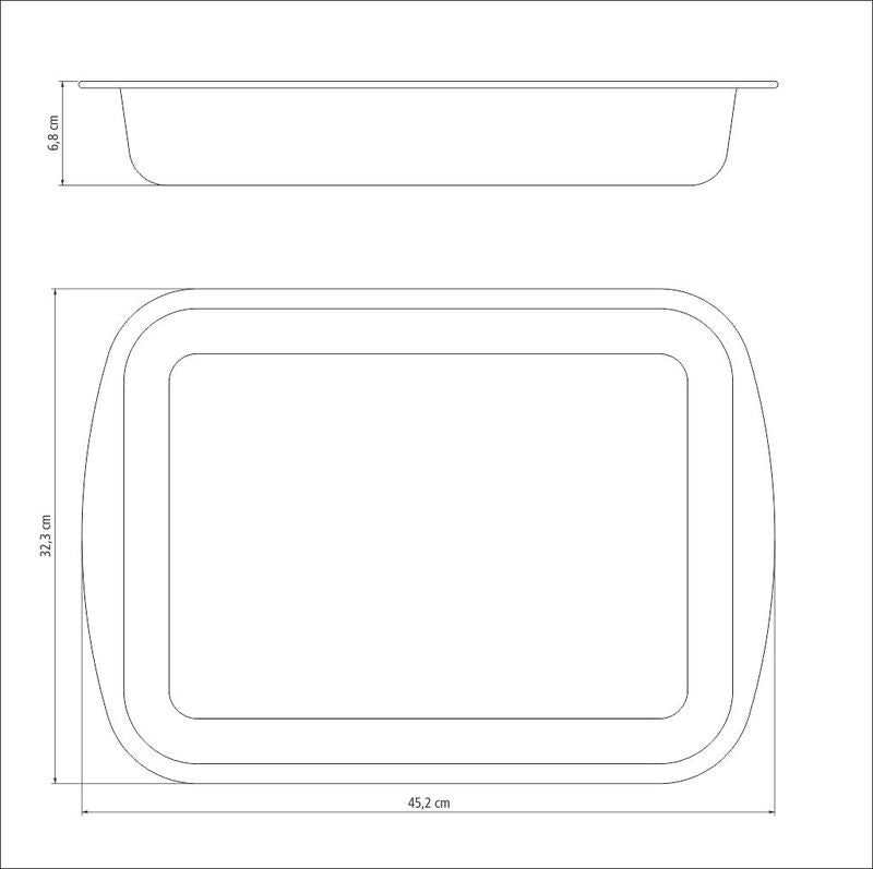 Tramontina Brasil Aluminum Deep Roasting Pan with Interior and Exterior Starflon Max Nonstick Coating Graphite, 40 cm, 7,2 L