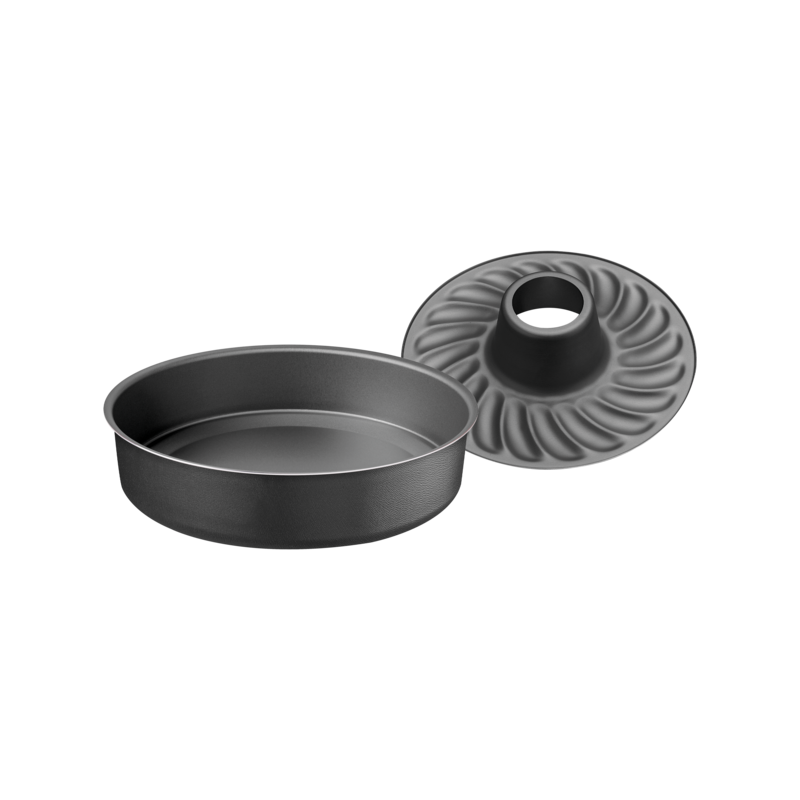 Tramontina Brasil Aluminum Cake Pan with Starflon Max Nonstick Coating and Removable Bottom Graphite, 26 cm, 3,3 L