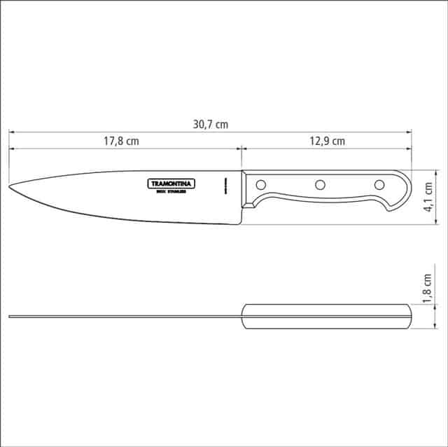Meat Knife  7 Inch Polywood