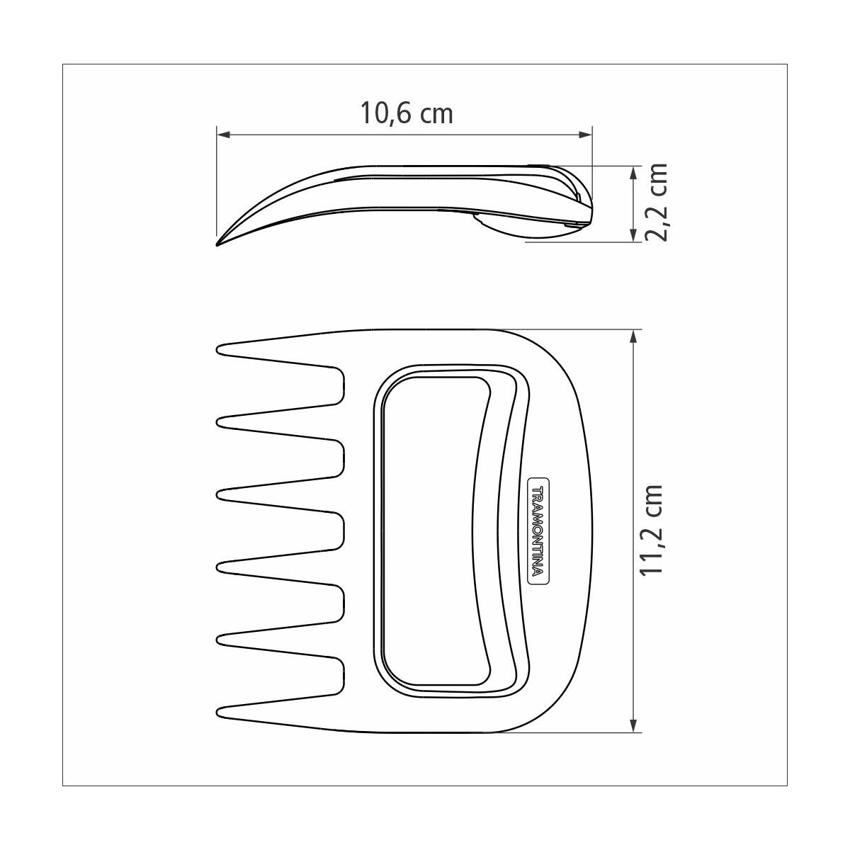 Tramontina 2-Piece Black ABS Barbecue Claw Set