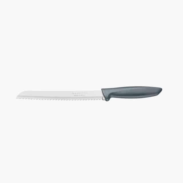 Tramontina Plenus 8 Inches Bread Knife with Stainless Steel Blade and White Polypropylene Handle