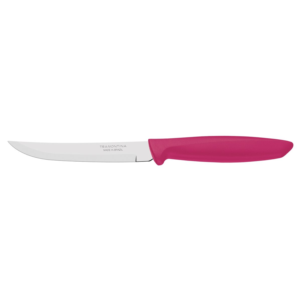 Tramontina Plenus 5 Inches Fruit Knife with Stainless Steel Blade and Pink Polypropylene Handle