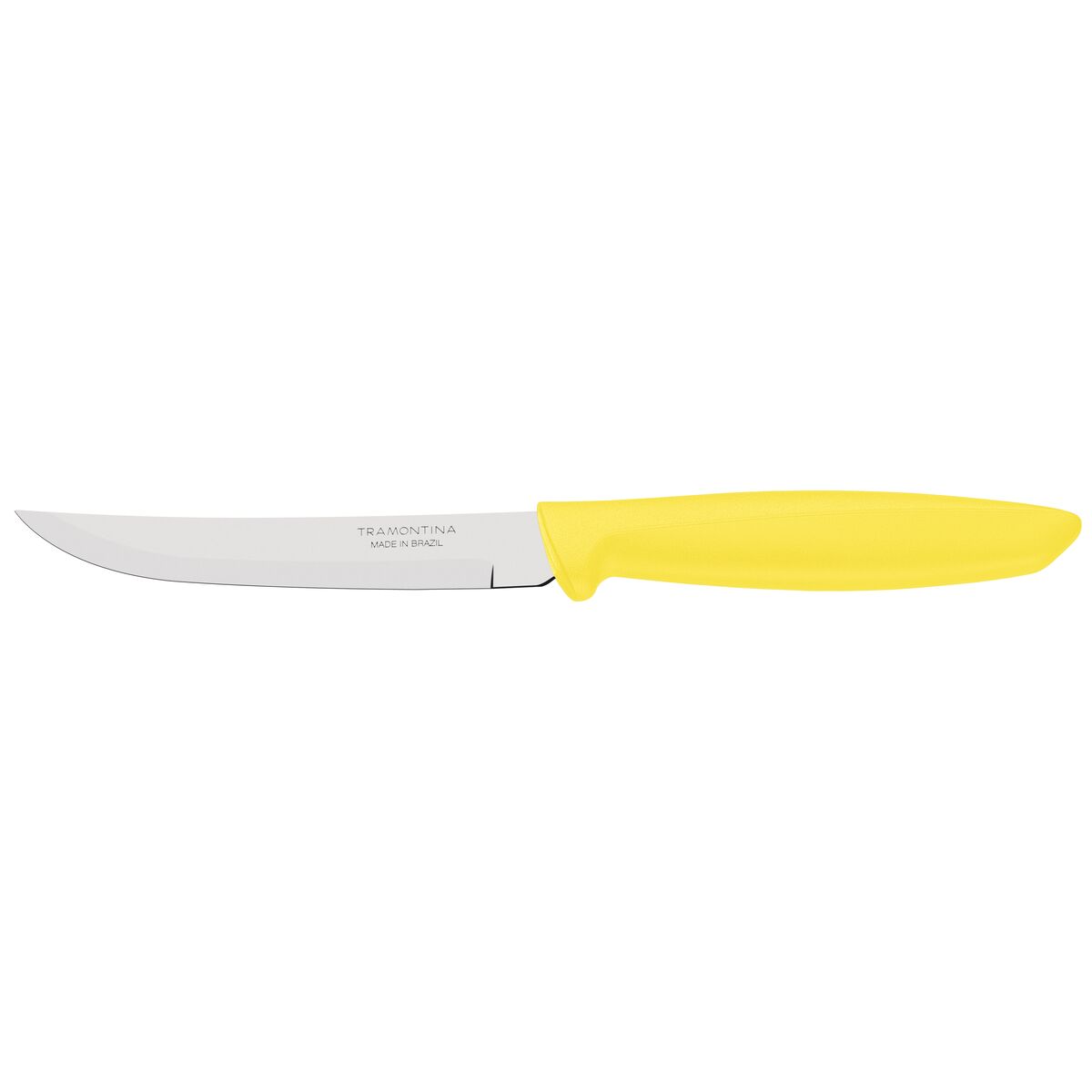 Tramontina Plenus 5 Inches Fruit Knife with Stainless Steel Blade and Yellow Polypropylene Handle