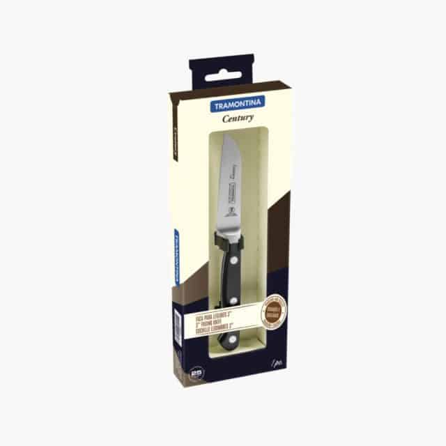 Tramontina Century 3 Inches Vegetable and Fruit Knife with Stainless Steel Blade and Polycarbonate Handle