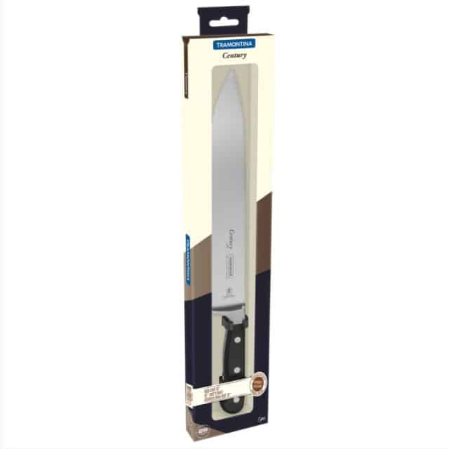 Tramontina Century 10 Inches Chef Knife with Stainless Steel Blade and Black Polycarbonate Handle
