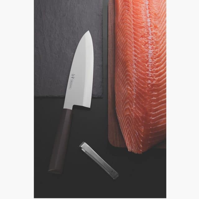 Tramontina Sushi 8-inches Stainless Steel Deba Knife with Nylon Handle