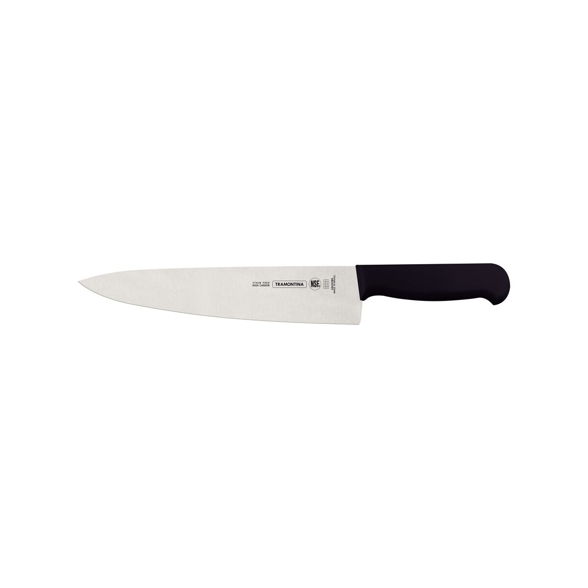 Tramontina Professional 10 Inches Meat Knife with Stainless Steel Blade and Black Polypropylene Handle with Antimicrobial Protection