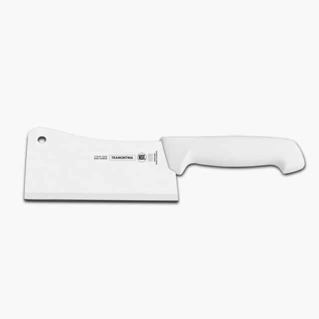 Tramontina Professional Master Cleaver Knife with Stainless Steel Blade and Polypropylene Handle with Antimicrobial Protection