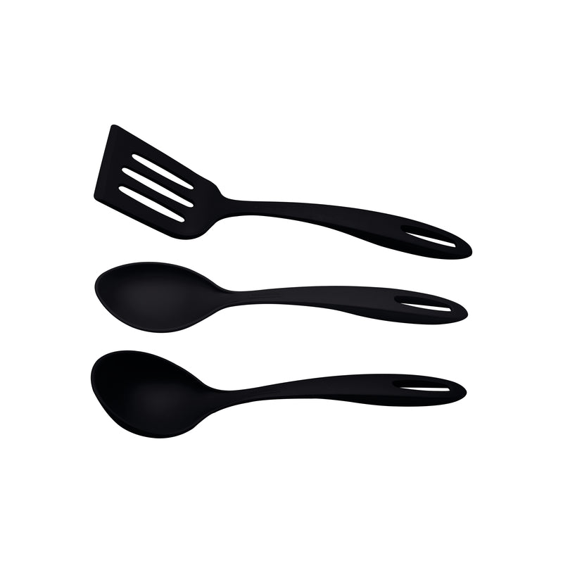 Tramontina Ability 3-piece Black Nylon Utensil Set