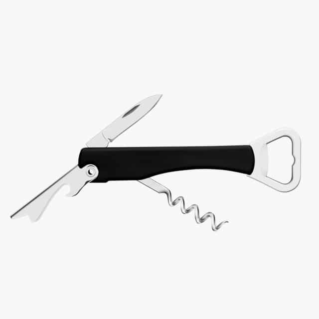 Opener, corkscrew & amp; pocket Knife