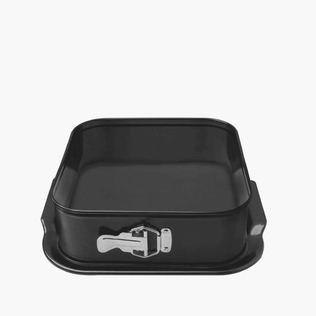 Tramontina 24cm Black Aluminum Baking Cake Pan with Removable Bottom with Interior and Exterior Starflon Max PFOA Free Nonstick Coating
