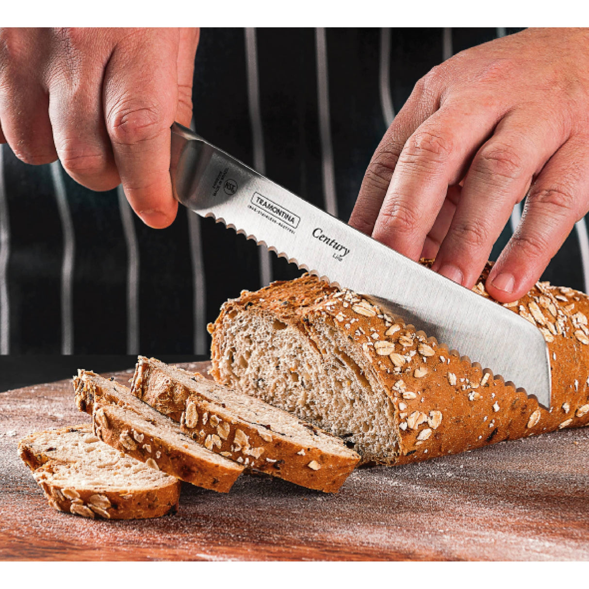 Century Bread Knife 8 inches High Carbon Stainless Steel