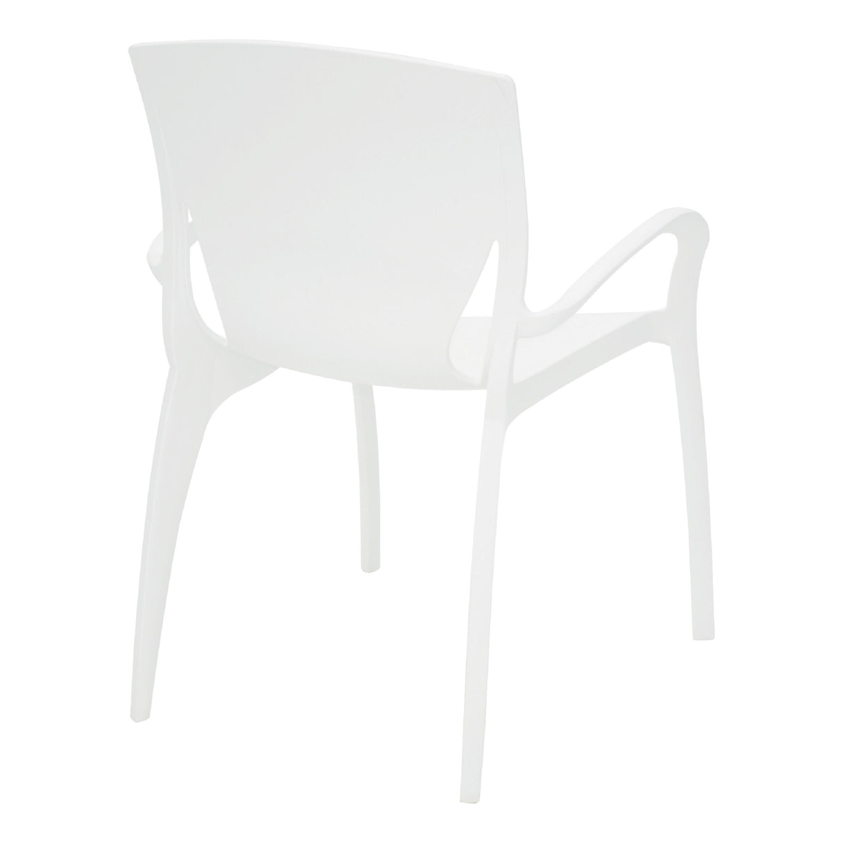Clarice White Armchair