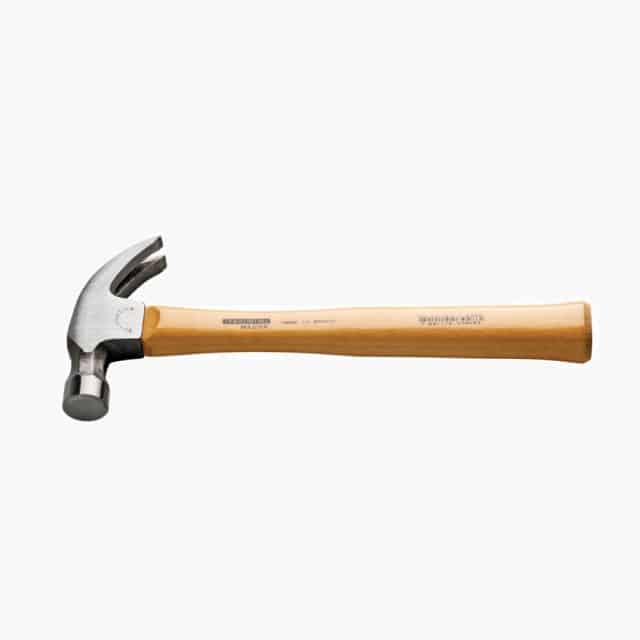 16 oz Claw Hammer Wooden Handle Polished Finish 32 cm
