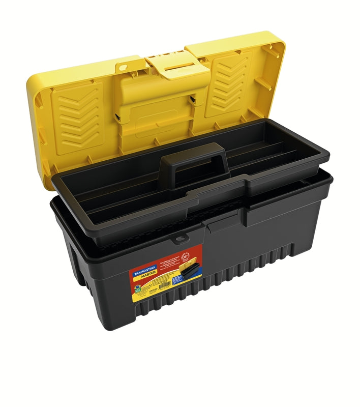 Tramontina 13-inch Plastic Tool Box with Removable Tray