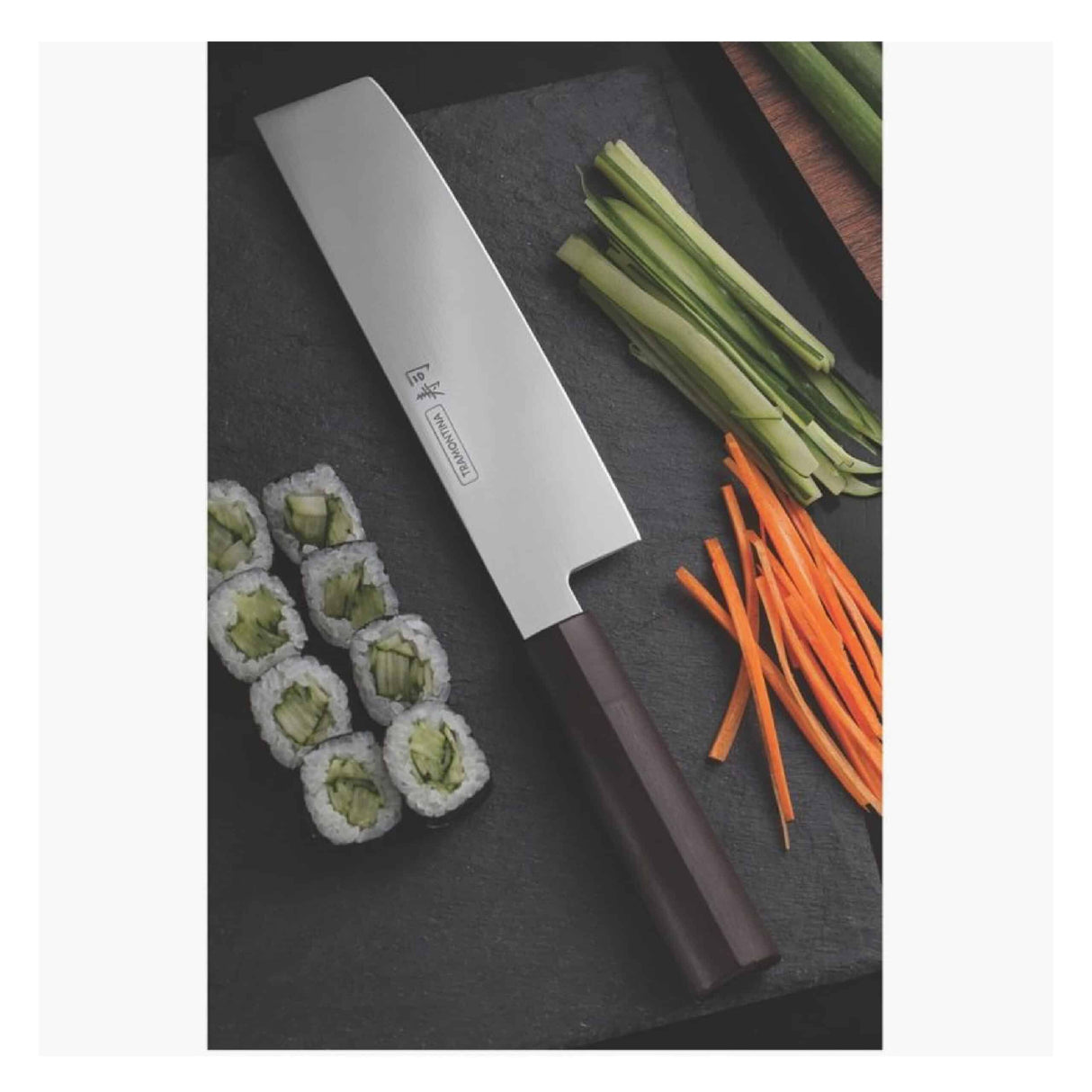 Sushi Line - 7 inches Nakiri Knife High Precision with Antibacterial Handle