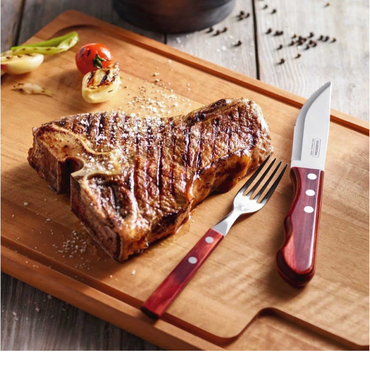 Jumbo Steak Knife 5 Inch Polywood