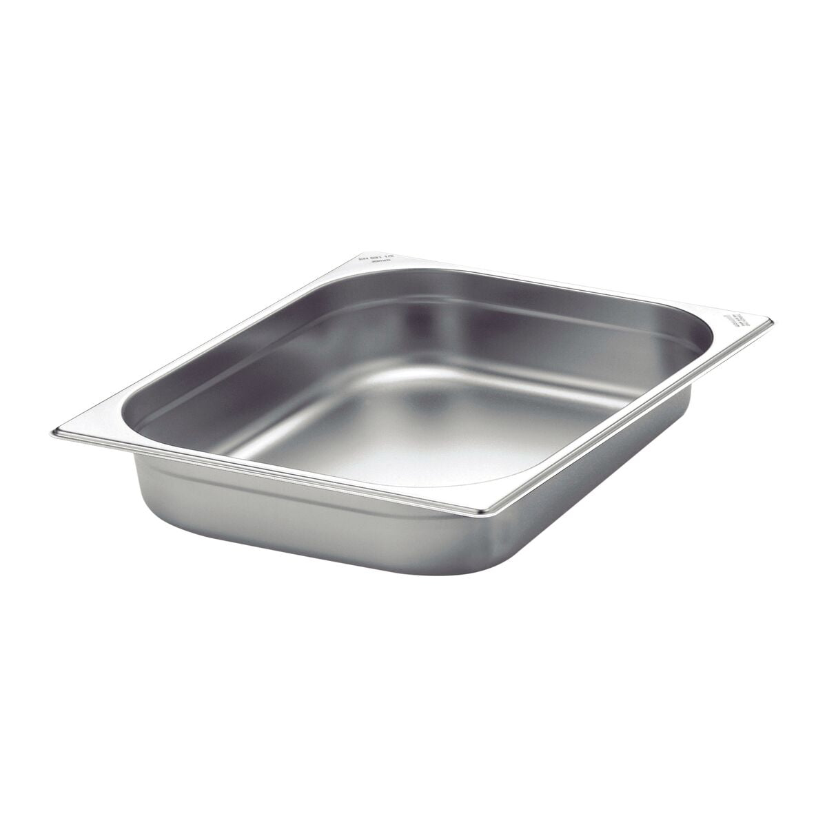 Tramontina GN 1/2 stainless steel food pan without handles, 65 mm deep - Steel 304