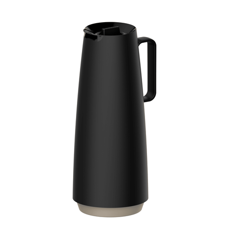 Tramontina Exata Black Polypropylene Thermal Pot with 1 L Glass Liner