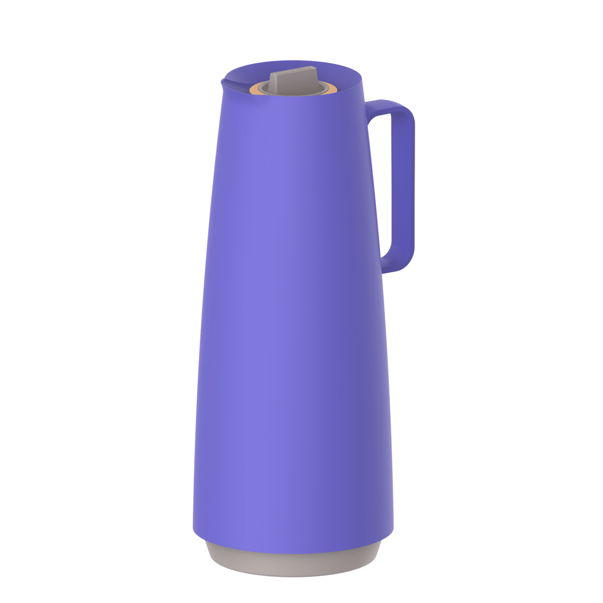 Tramontina Exata Purple Plastic Thermal Flask with 1 Liter Glass Liner