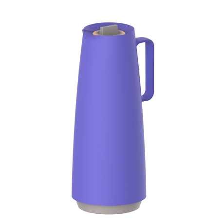 Tramontina Exata Purple Plastic Thermal Flask with 1 Liter Glass Liner