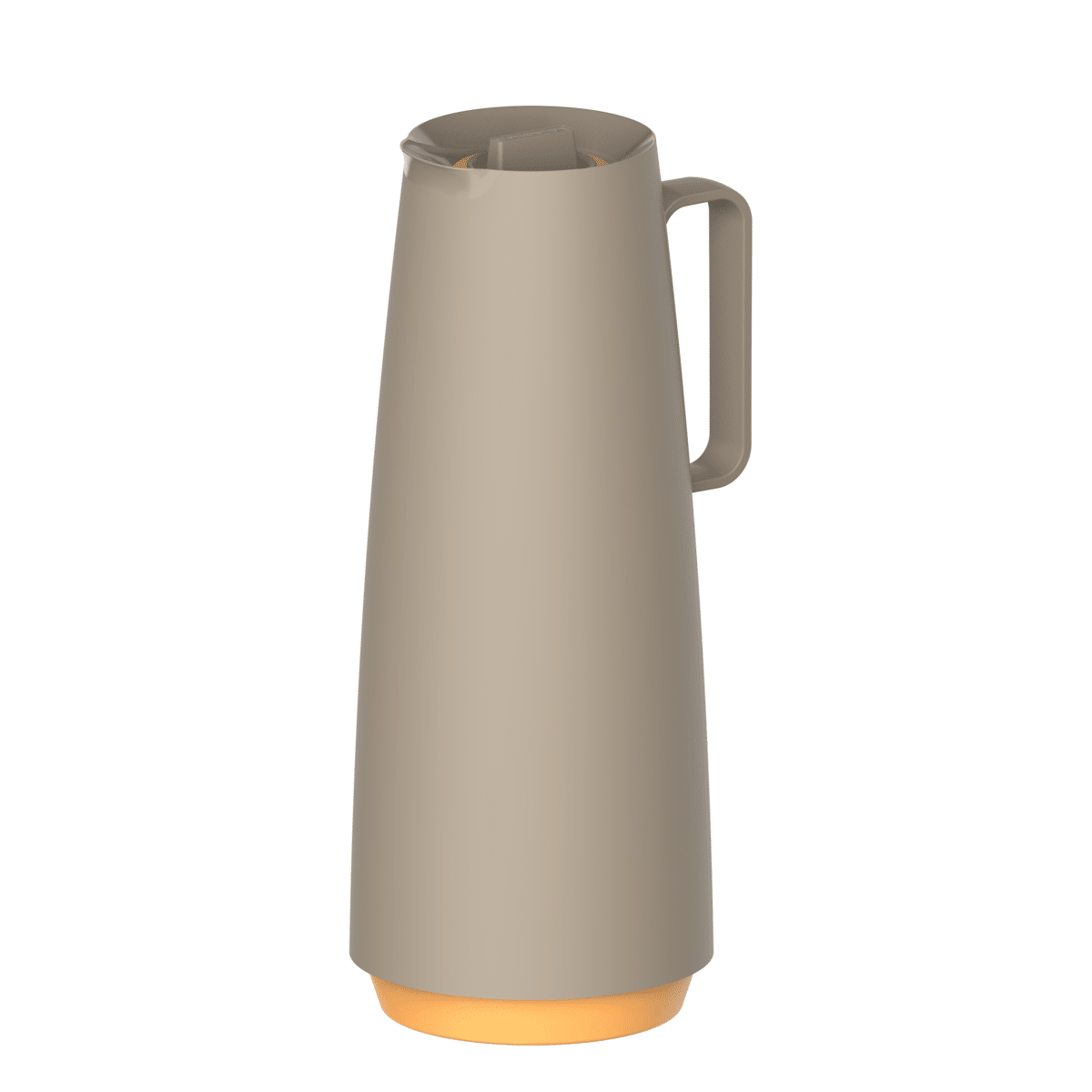 Tramontina Exata Beige Polypropylene Thermal Pot with 1 L Glass Liner
