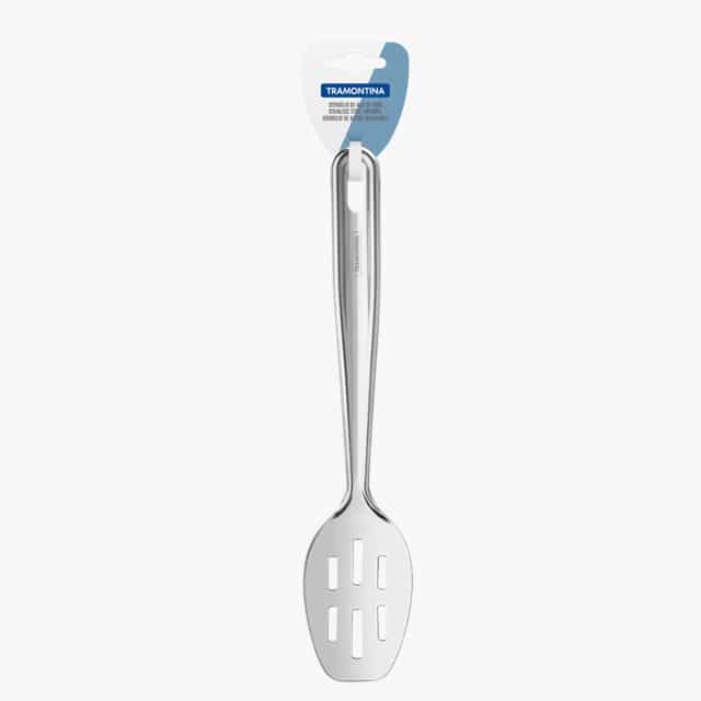 Serving Spoon Slotted  Extrata Stainless Steel
