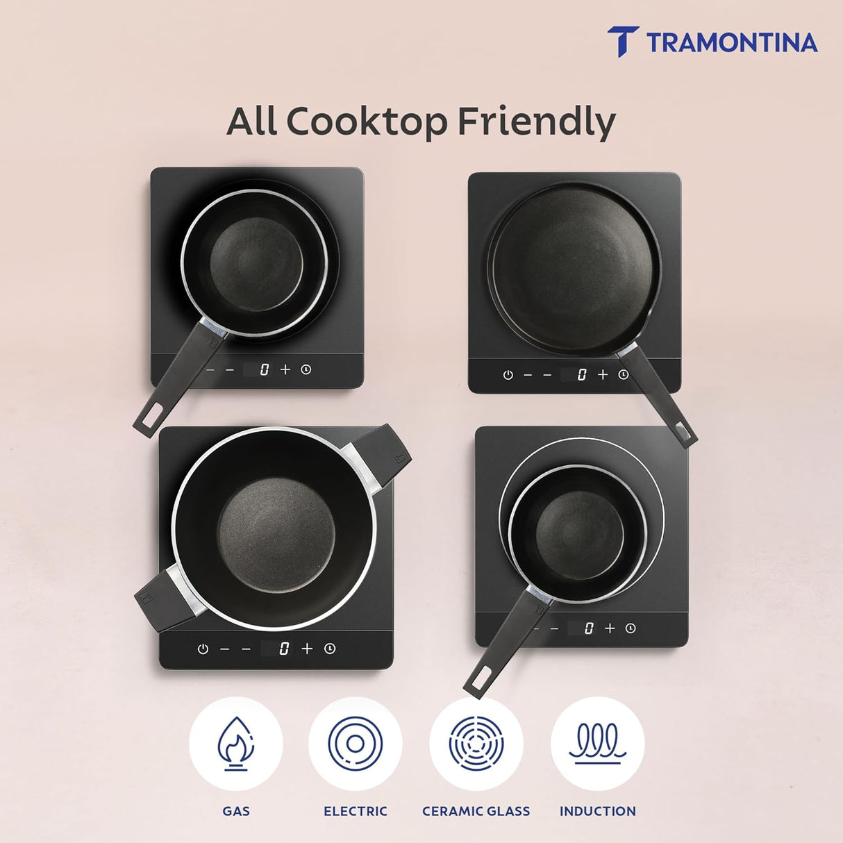 Tramontina Aura 7-Pieces Non-Stick Cookware Set – Sea Green