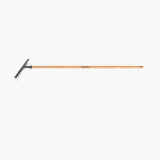 Stamped Teeth Rake with 14 Teeth -120 cm Wood Handle