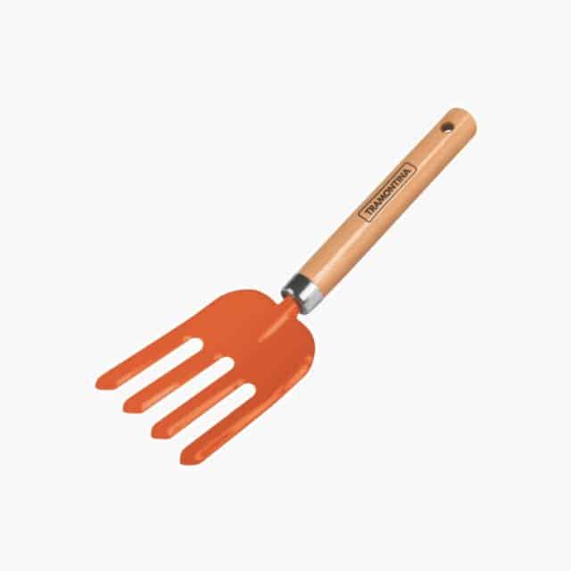Hand Garden Fork 4 Teeth with Wood Handle