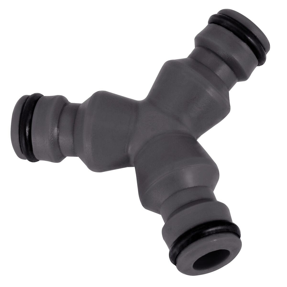 Tramontina Plastic Y-Split Quick Connectors for 1/2-inch, 5/8-inch and 3/4-inch Hoses