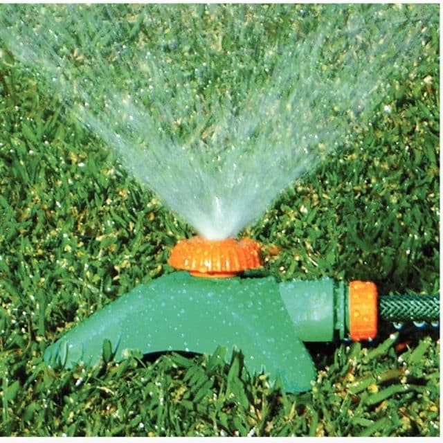 Static Sprinkler, with Support Base and Spike 136 m2 Coverage