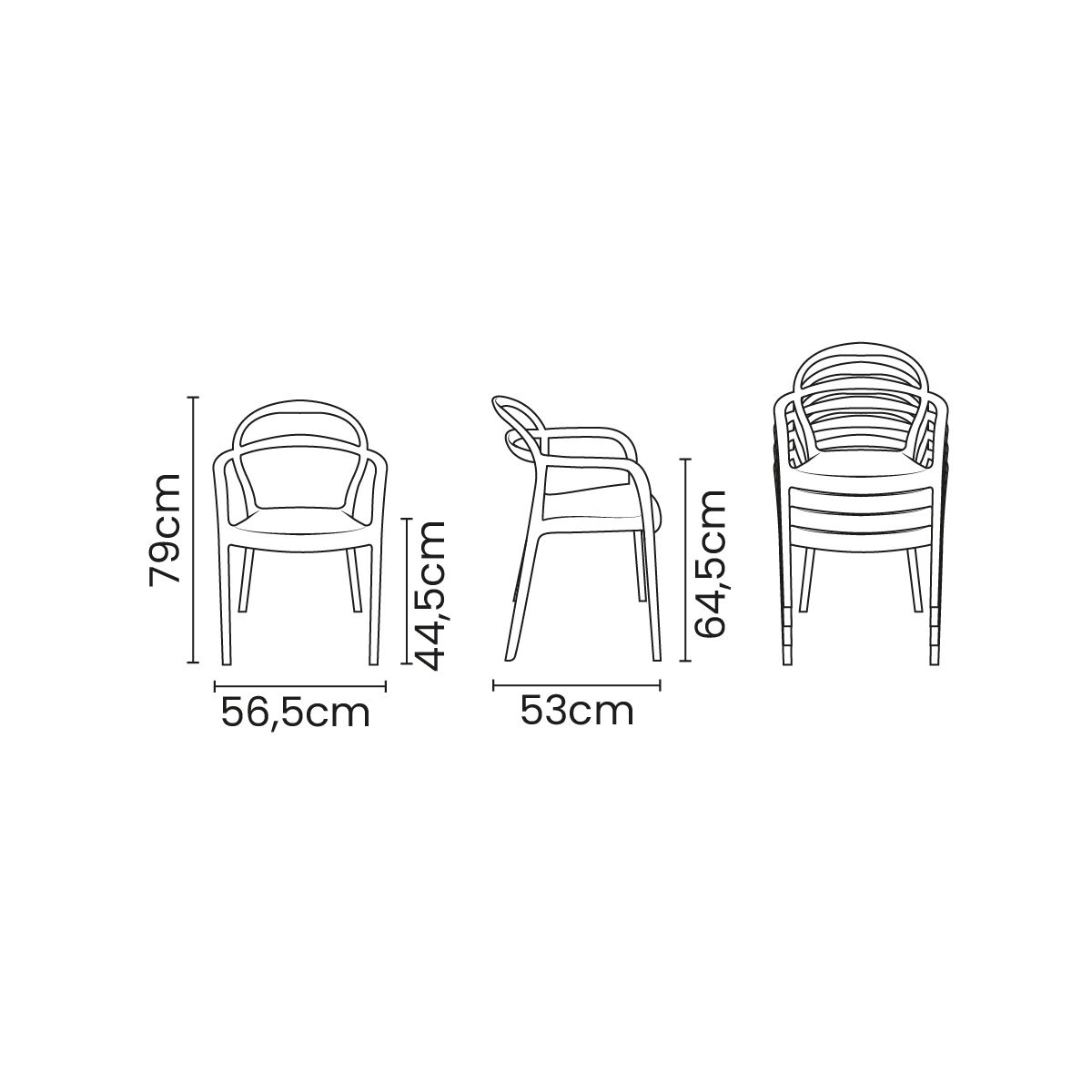 Tramontina Sissi Arm Chair