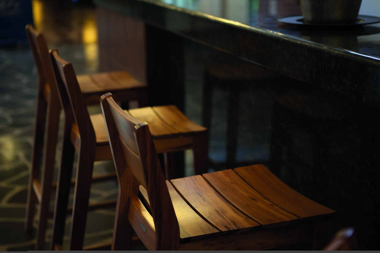 Toscana Wooden Bar Stool