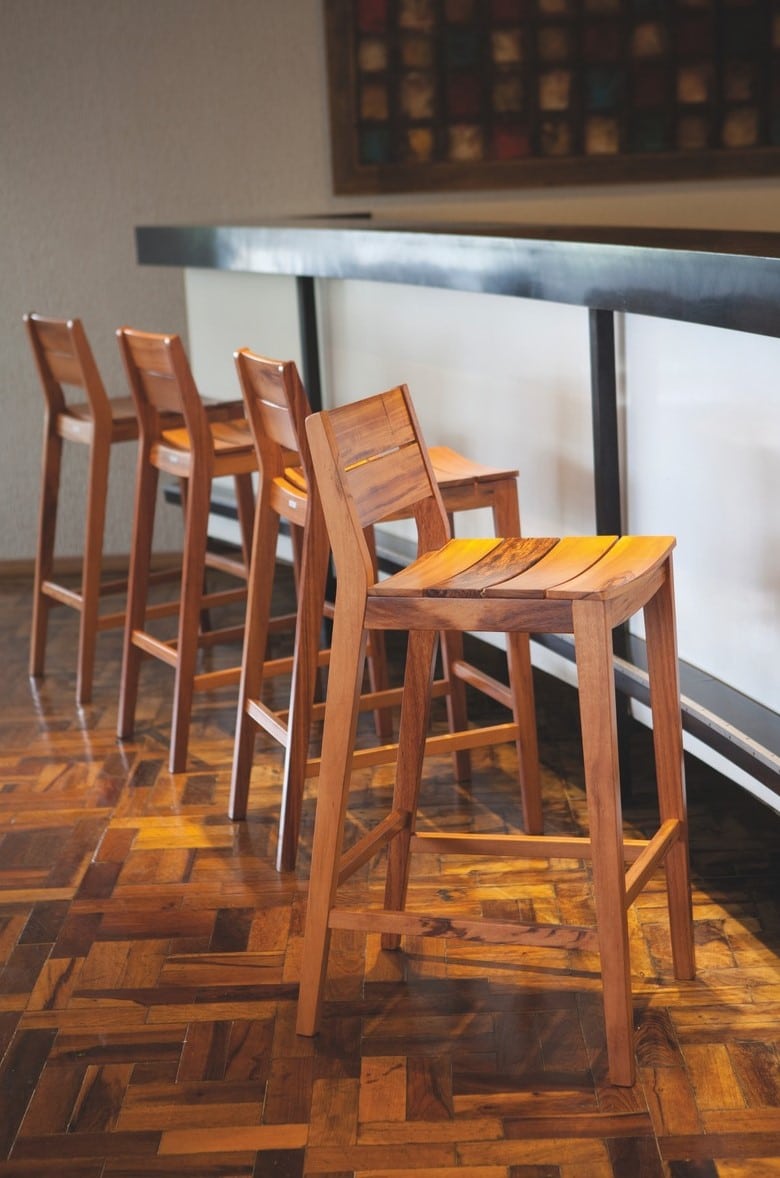 Toscana Wooden Bar Stool