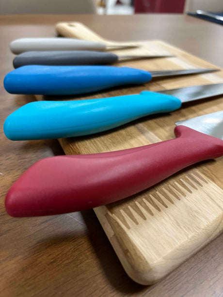 Tramontina Affilata 5 Pieces Knife Set with Stainless Steel Blade and Multicolor Polypropylene Handle