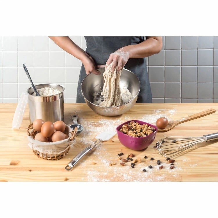 Tramontina Freezinox 20cm 2.2L Round Stainless Steel Mixing Bowl Matte Finish