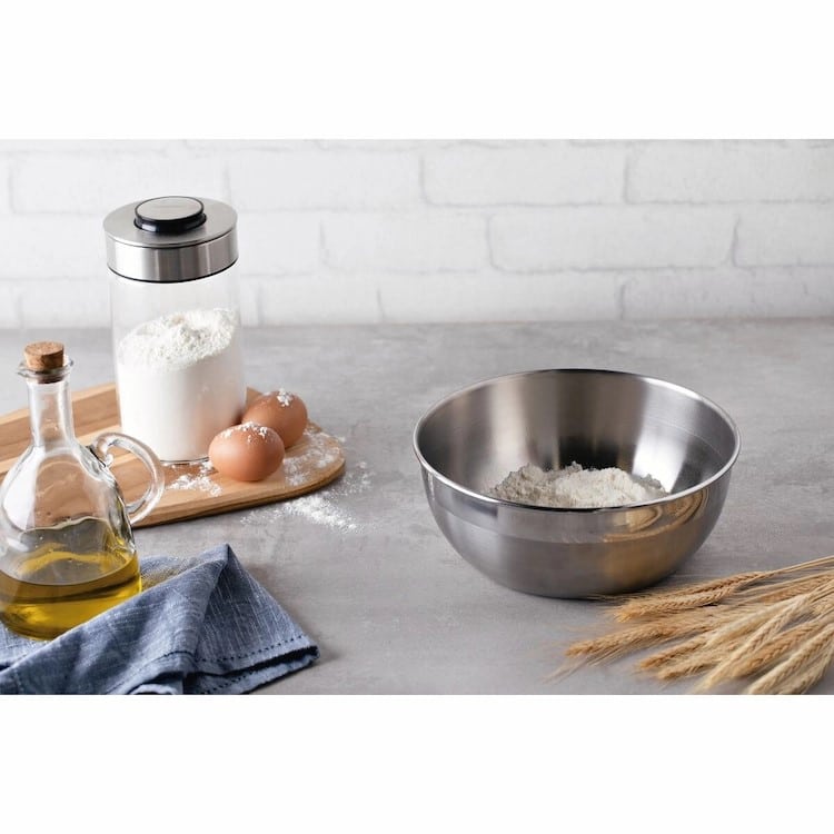 Tramontina Freezinox 20cm 2.2L Round Stainless Steel Mixing Bowl Matte Finish