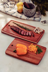 Tramontina Barbecue Board Kit in Jatobá wood with whitewash and oil finish