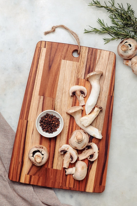 Tramontina Kitchen 40x27-cm Rectangular Teak Wood FSC Cutting Board
