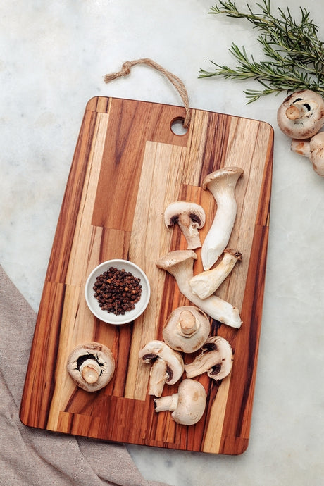 Tramontina Kitchen 40x27-cm Rectangular Teak Wood FSC Cutting Board