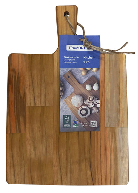 FSC Tramontina kitchen board with handle 40x28 cm