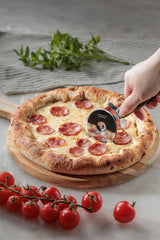 FSC Tramontina Round Board in Teak Wood with Handle 40x28 cm
