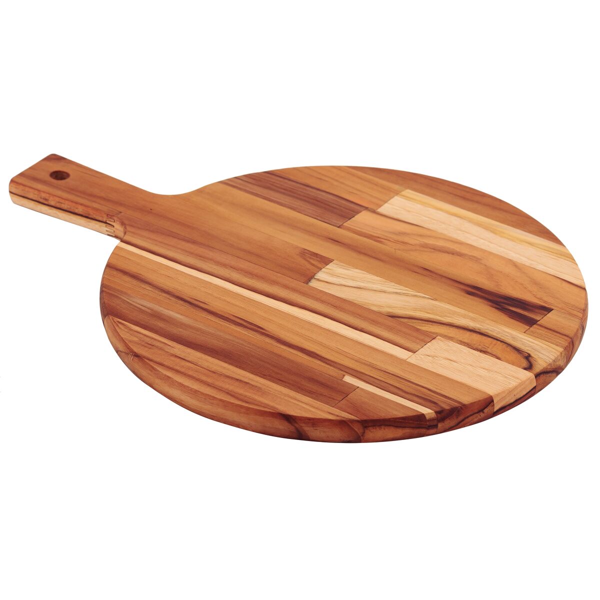 FSC Tramontina Round Board in Teak Wood with Handle 40x30 cm