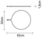 Tramontina Provence Round Pizza Board in FSC Teak Wood measuring 62 cm.