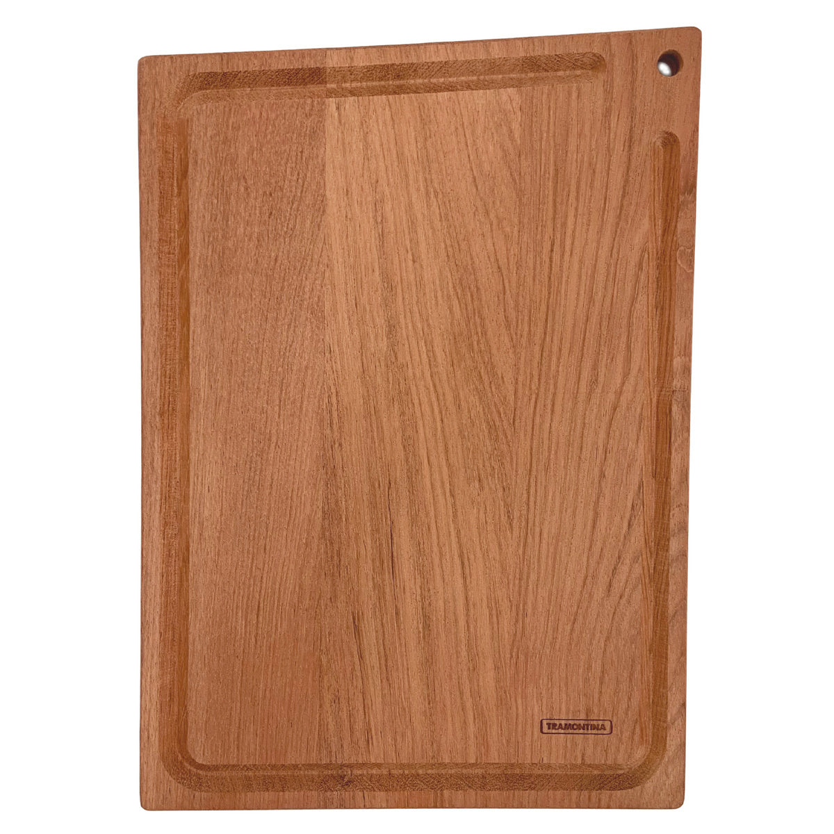 Tramontina Rectangular Wood Cutting Board with Natural Finish