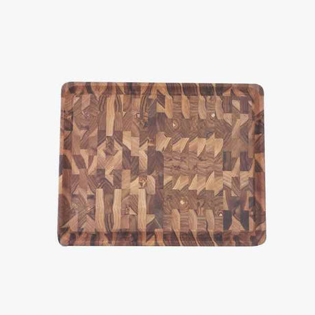 خشب Fsc End Grain 45x34x3 زيتي أزرق مخضر