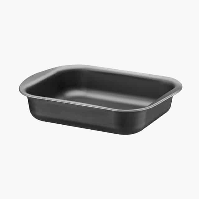 Tramontina Brasil 22cm 1.9L Graphite Aluminum Deep Roasting Pan with Interior and Exterior Starflon Max Nonstick Coating