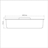 Tramontina Brasil 26cm Graphite Aluminum Cake Pan with Removable Bottom and Starflon Max PFOA Free Nonstick Coating